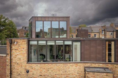 Exterior of Larch Loft extension