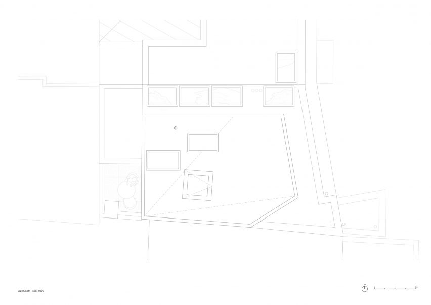 Roof of Larch Loft extension by Whittaker Parsons