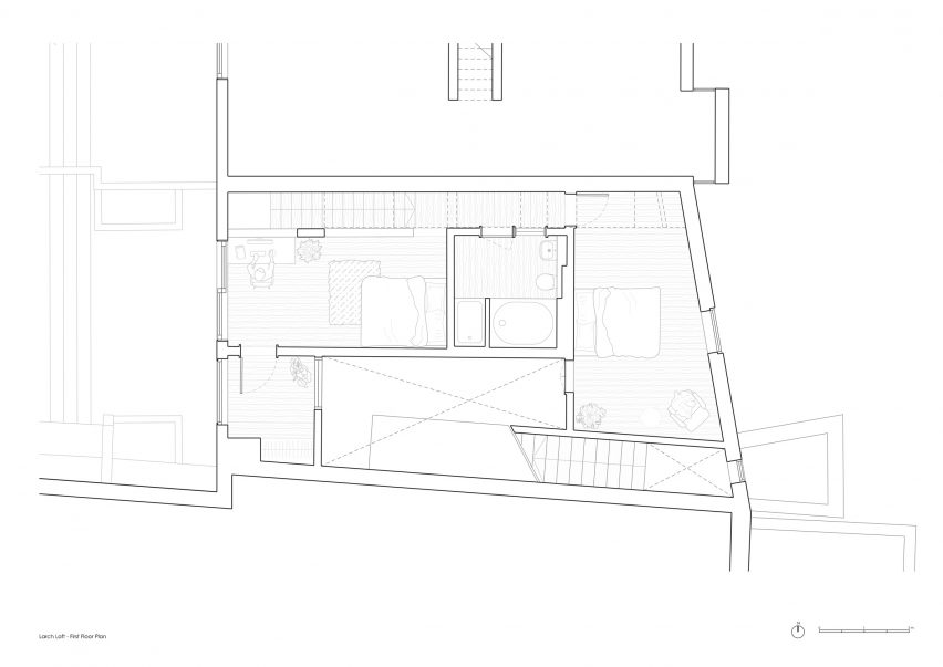 First Floor of Larch Loft extension by Whittaker Parsons