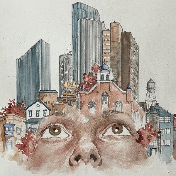 Illustration from the cover of The City Authentic by David A Banks