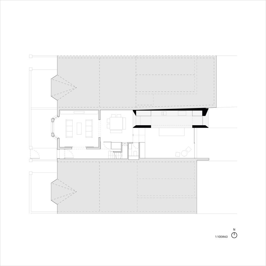 Marble extension to Victorian home