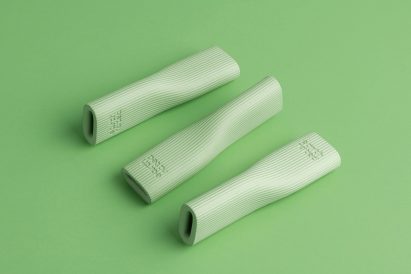 Light green dog chew toy by Earth Rated