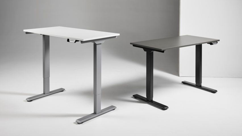 eFloat Go 2.0 adjustable desk by Humanscale