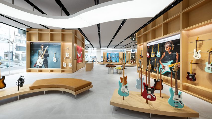 Fender Tokyo flagship store by Klein Dytham Architecture