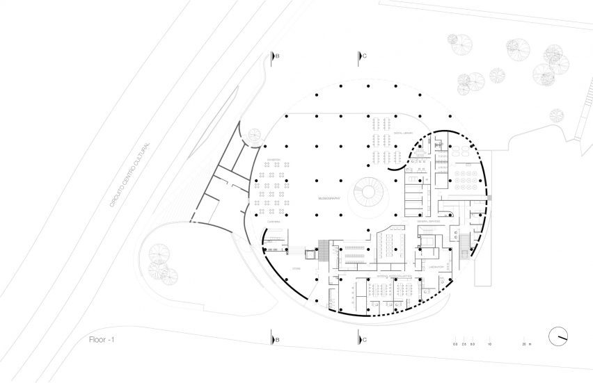 The National Biodiversity Pavilion in Mexico plans