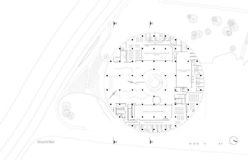 The National Biodiversity Pavilion in Mexico plans