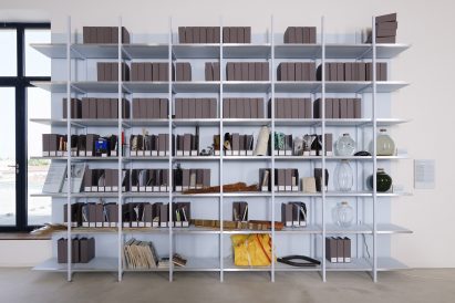 Photo of a wall of books