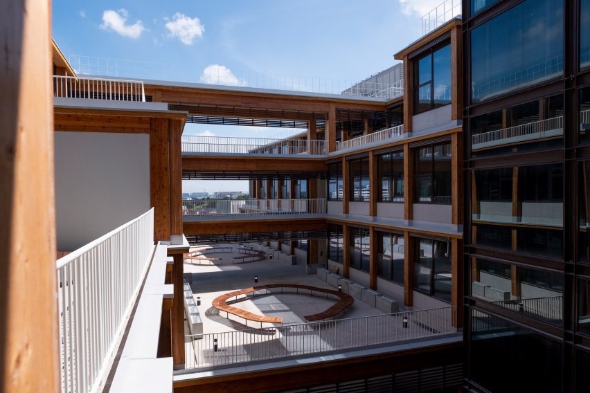 Exterior of Gaia at Nanyang Technological University in Singapore by Toyo Ito