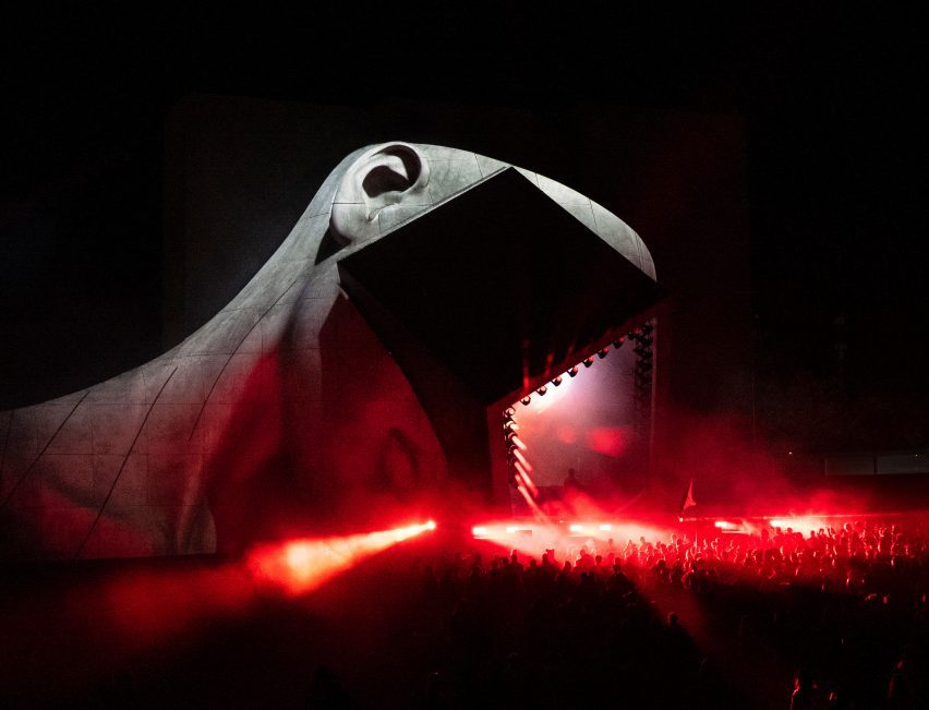 IICON stage at Glastonbury by Block9