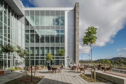 Terrace of embassy in Guatemala City
