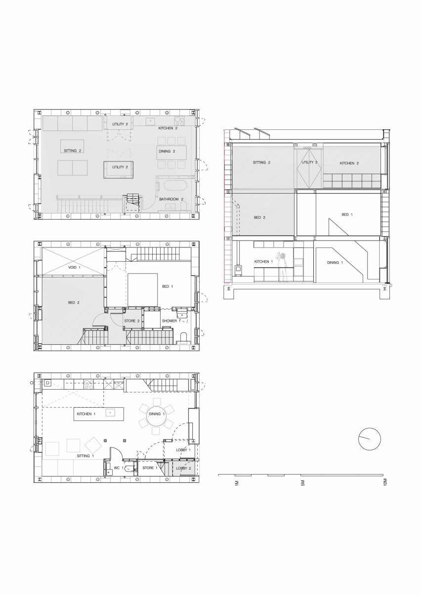 Plans of Hempcrete Mewshouse by Cathie Curran