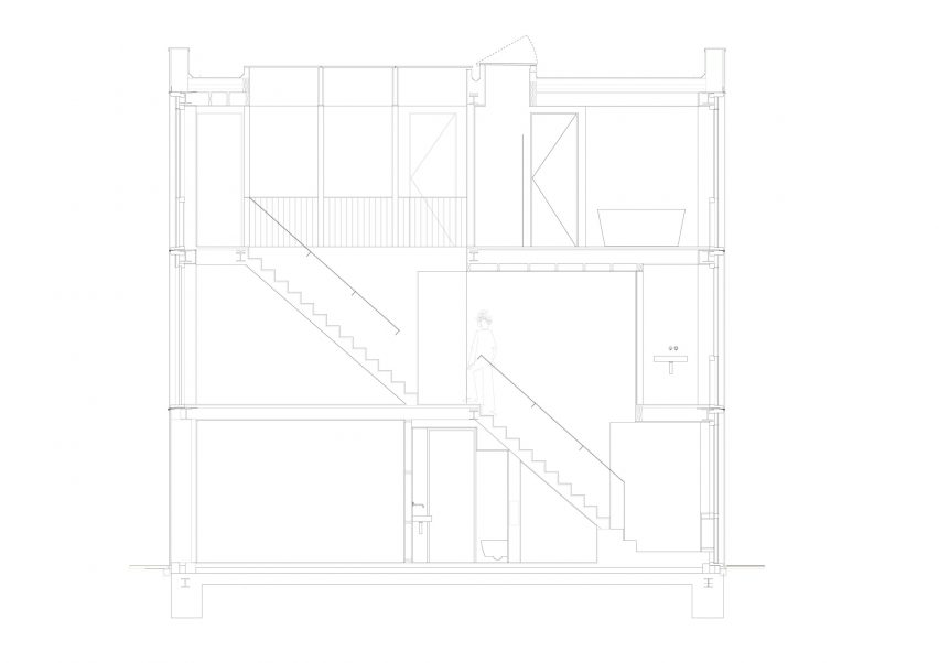 Section of Hempcrete Mewshouse by Cathie Curran