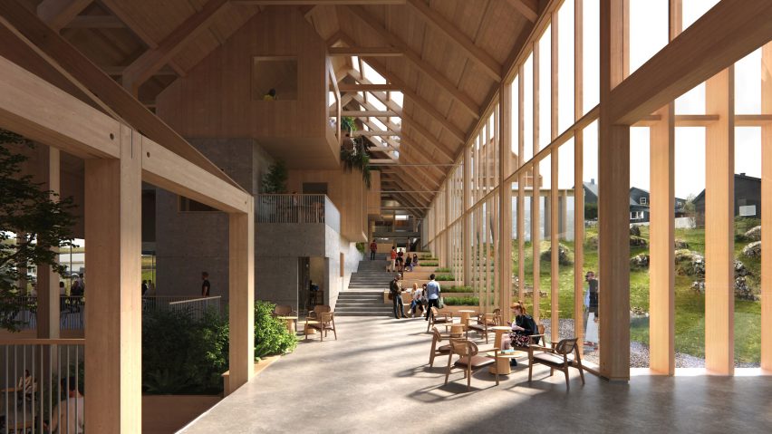 Render of the university