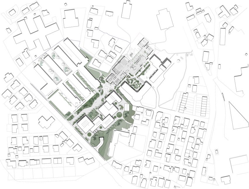 Drawing of University of the Faroe Islands