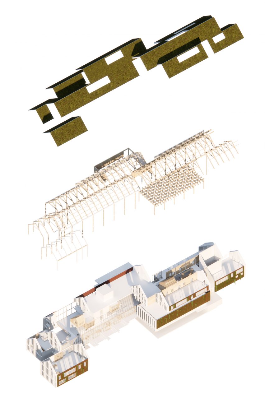 Drawing of University of the Faroe Islands