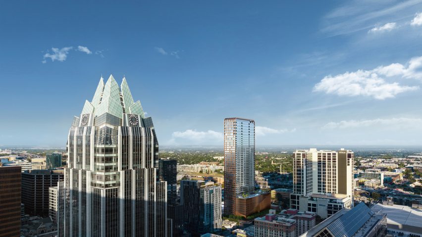 Reduced wilson tower rendering from distance