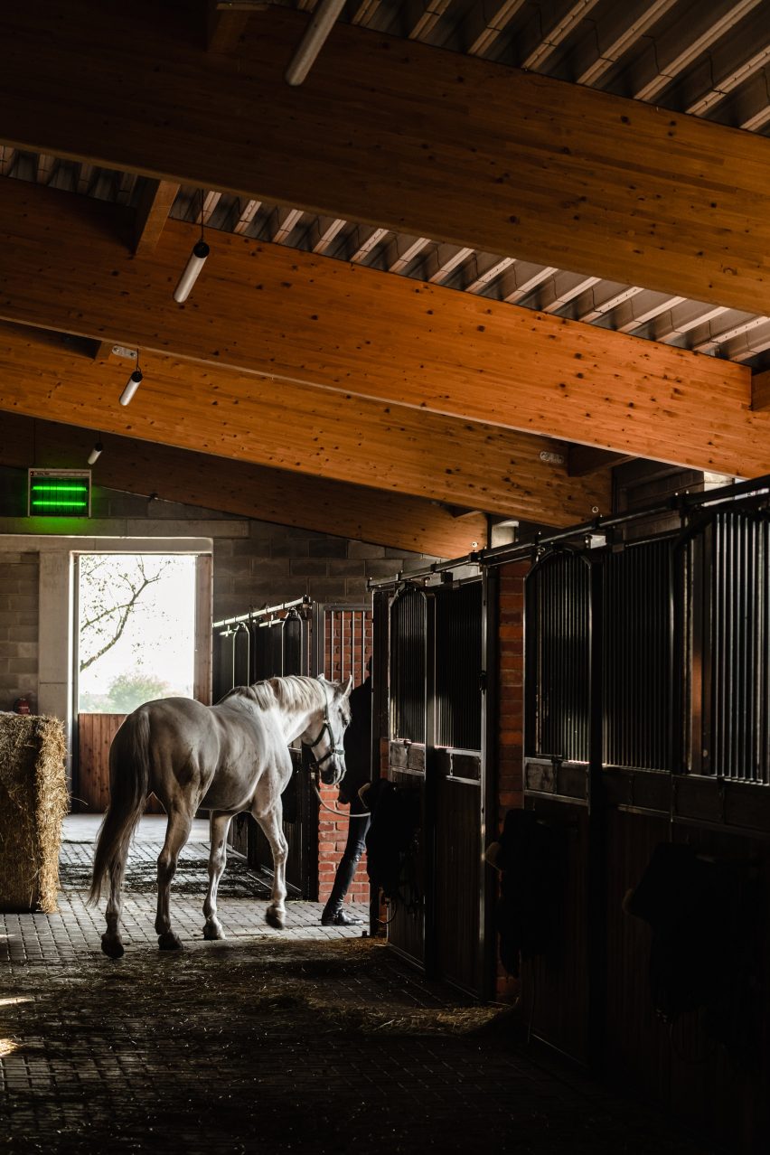 Interior of Horse House by Wiercinski Studio