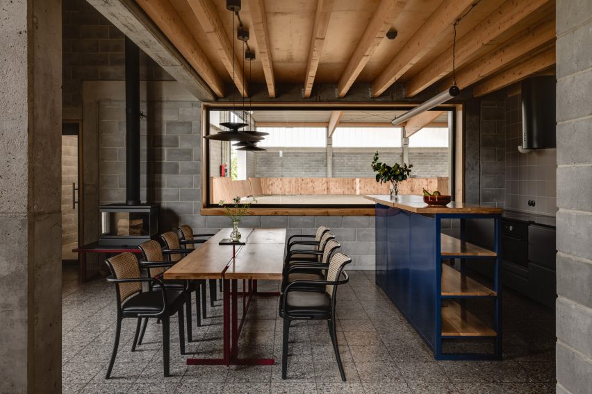 Interior of Horse House by Wiercinski Studio
