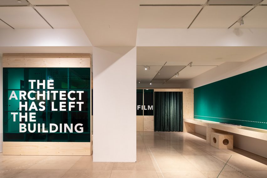 The Architect Has Left The Building exhibition at RIBA