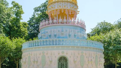 Ceramic pavilion Waddesdon manor