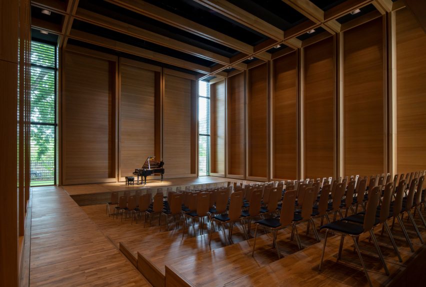 Interior of Laidlaw Music Centre