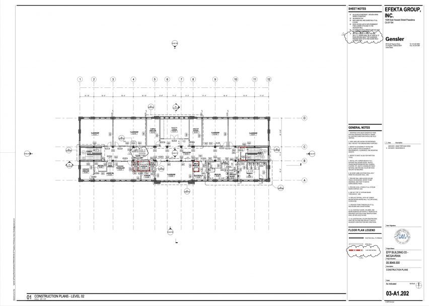 Level 2 construction plan