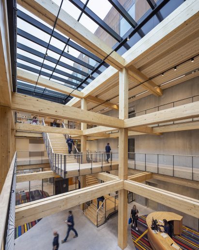 Interior photo of Liander Westpoort headquarters