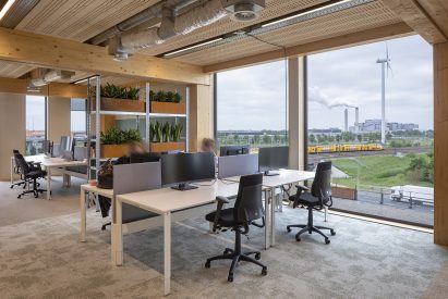 Photo of a workspace