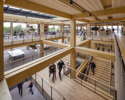 Photo of the interior of the headquarters