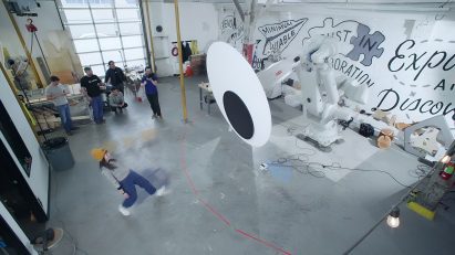 Robot that looks like a big eye
