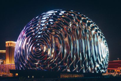 Visuals display at MSG Sphere Las Vegas