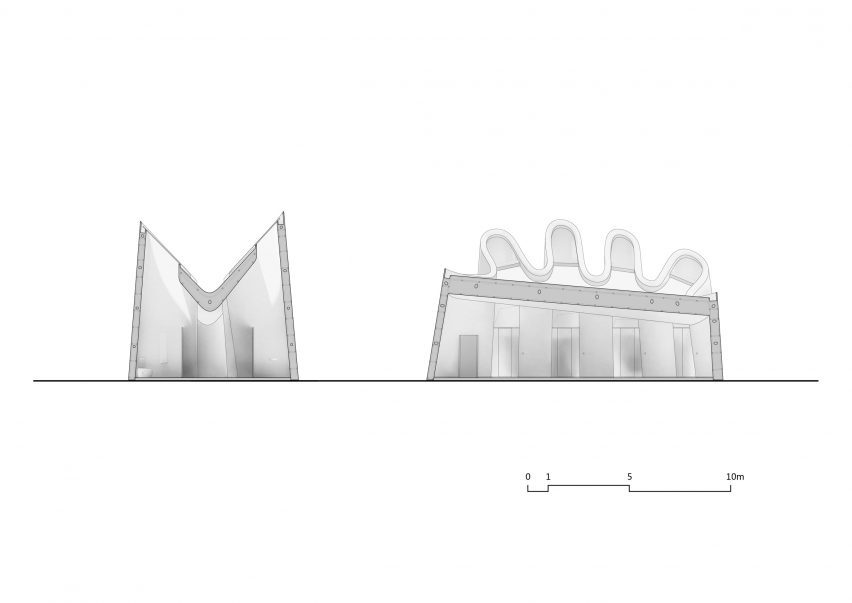 Section of Amoeba Public Restroom