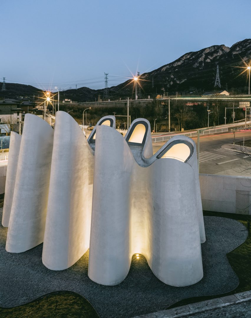 People's Architectue Office amoeba-shaped restroom