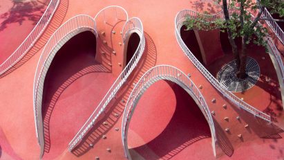 Aerial photo of Red Dunes Playtopia