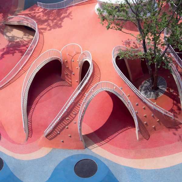 Aerial photo of Red Dunes Playtopia