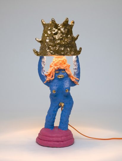 Unique Girl lamp by Katie Stout