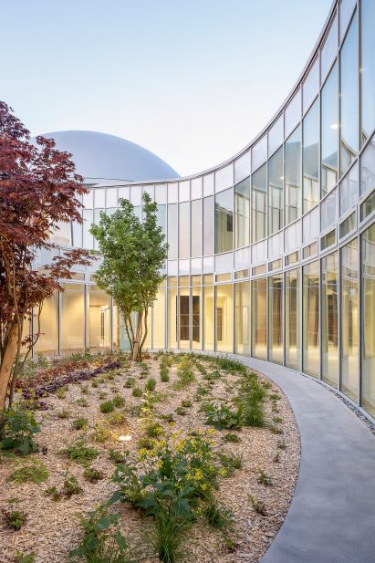 Garden at French planetarium