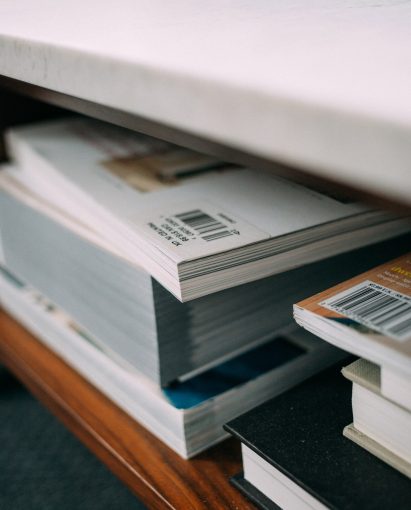 Stack of magazines