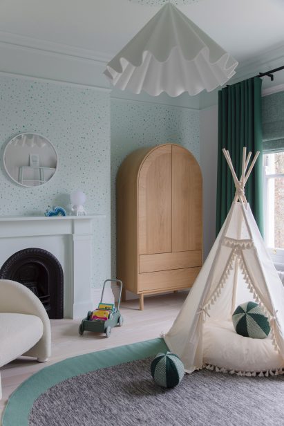 Children's bedroom in Sunderland Road house