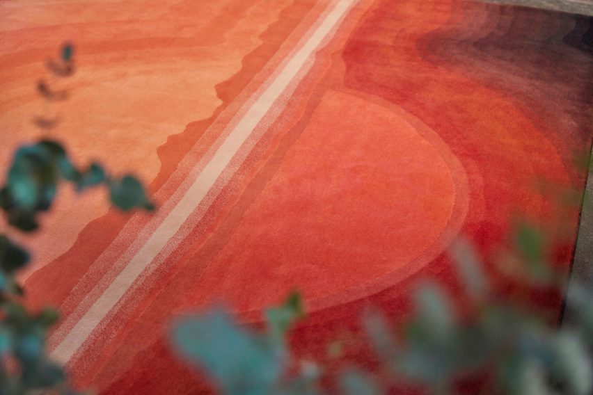 Sunset rug by Alejandra Gandía-Blasco for Gan