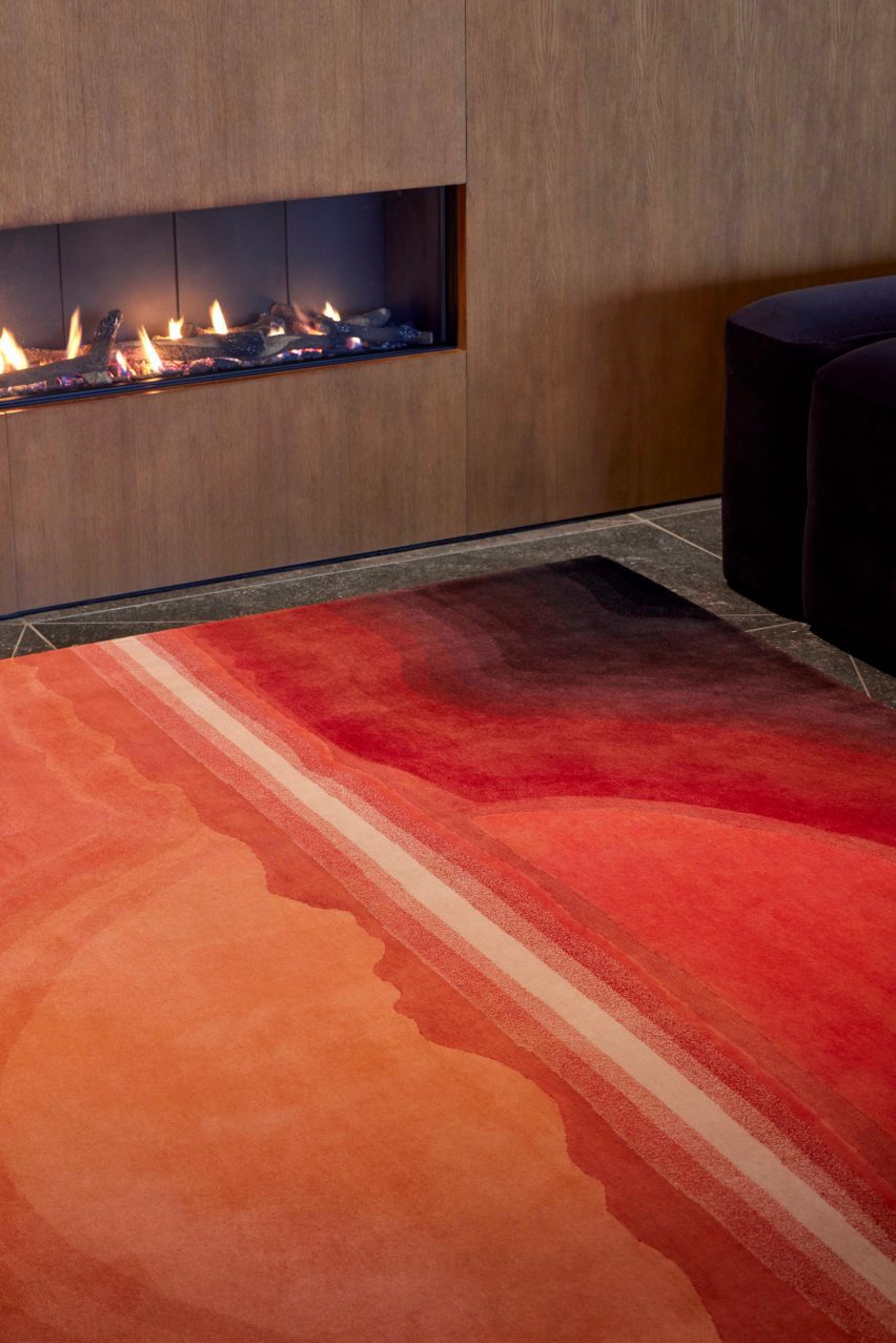 Sunset rug by Alejandra Gandía-Blasco for Gan