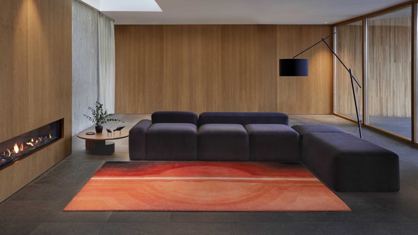 Sunset rug by Alejandra Gandía-Blasco for Gan