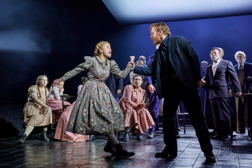 The cast of The Crucible on stage in London
