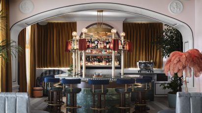 Art deco influenced bar at The Georgian hotel