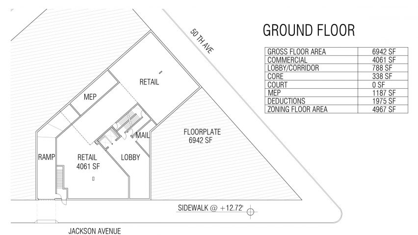 Ground floor plan of The Green House