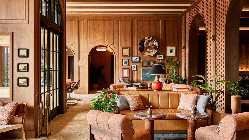 The Manchester hotel lobby