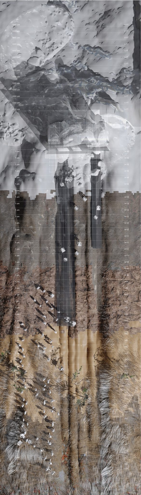 Visualisation of a site in Paris, France, undergoing construction