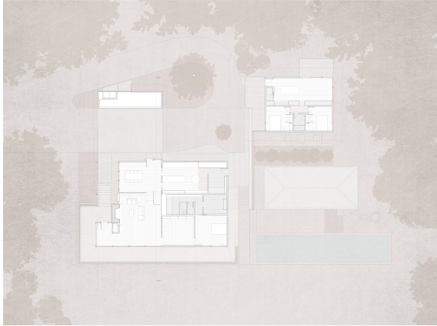 Upper floor plan