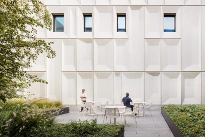 Courtyard of the US Embassy in Ankara