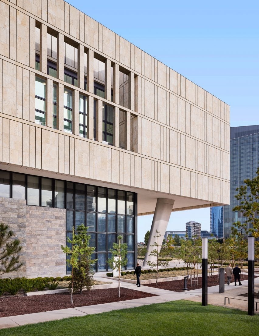 Exterior of the US Embassy in Ankara